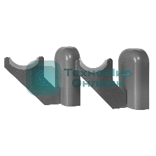 Комплект настенных регулируемых кронштейнов Royal Thermo Design 80, серебристые