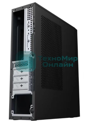 Корпус mATX Eurocase A001 черный, ABS пластик, 2*USB2.0, 2*USB3.0, HD AUDIO