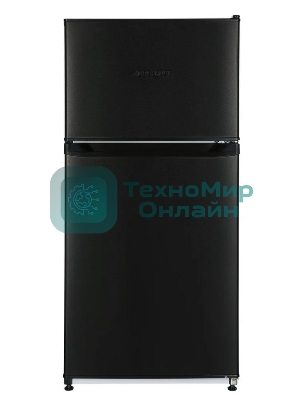Холодильник Nordfrost NRT 144 232 черный двухкамерный 262/68 л морозилка сверху, капельная система