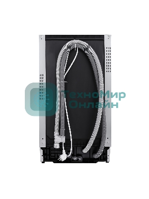 Встраиваемая посудомоечная машина Evelux BD 4502, белый, 44.8 см, 10 компл., 47 дБ, класс A++