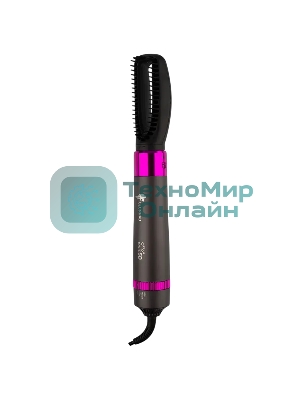 Фен-щётка LEONORD LE-1211 черный/розовый, 1200 Вт, ионизация