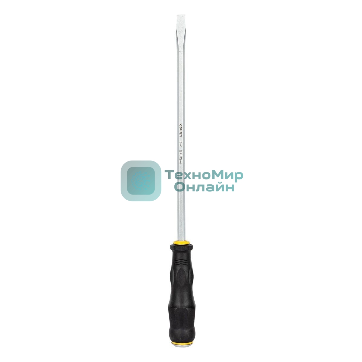 Отвертка шлицевая со сквозным хвостовиком (ударная) Deli DL6270101 SL8x250