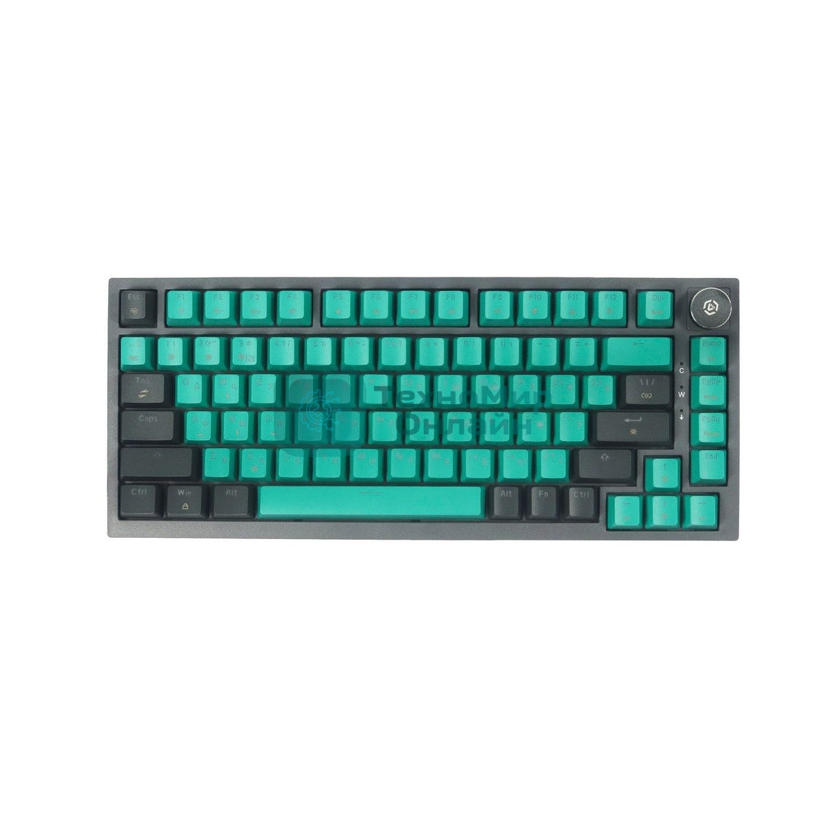 Клавиатура Raskat KM006 проводная, USB Type-A, чёрный/серый