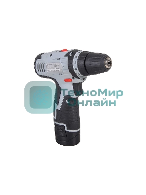 Дрель-шуруповерт Ресанта ДА-12-2Л, 12 В, 2 Ач, 40 Нм, щеточный