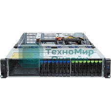 Серверная платформа Gigabyte Server Platform G293-Z42 Rev.3x/2U/2xAMD (9004/9005)/2xHS/24xDIMM/4xSFF NVME/SAS/SATA + 4xSFF SATA/SAS/8xGPUs DS/2x10GbE/8xFHFL + 2xLP/2x3000W/Rails/1Y