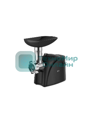 Мясорубка электрическая BQ MG2001 черный, 1400 Вт, 1.6 кг/мин, реверс, защита от перегрузки, насадки - 1