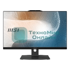 Моноблок Modern AM242P 12M-090RU (MS-AE07) 23.8'' FHD(1920x1080)/Intel Core i5-1240P/16GB/512GB SSD/Integrated/WiFi/BT/2.0MP/KB+MOUSE(WLS)/W11Pro/1Y/BLACK