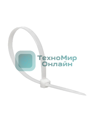 Хомут кабельный 4.8х350 нейл. бел. (уп. 100 шт) EKF plc-c-4.8x350