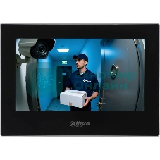 Видеодомофон IP 7 дюймовый, Dahua DHI-VTH2621G-P черный