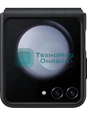 Чехол (клип-кейс) Samsung для Samsung Galaxy Z Flip5 Flap Eco-Leather Case B5 черный (EF-VF731PBEGRU)