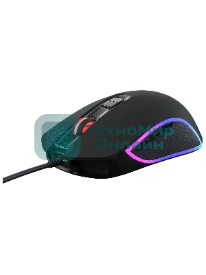 Мышь проводная GMNG 730GM черный, 12000 dpi, USB, кнопки - 7