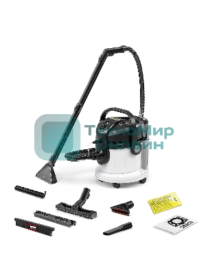 Пылесос моющий Karcher SE 4 белый, 1000 Вт, уборка влажная/сухая, пылесборник контейнер 4 л