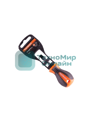 Отвертка Patriot SL6x38, CR-V, магнитная, двухкомпонентная рукоятка