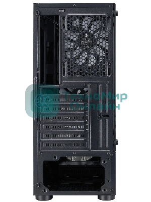 Компьютерный корпус 1STPLAYER DK DK-3 Black, ATX, 4x120мм FRGb fans