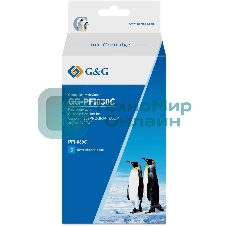 Картридж струйный G&G GG-PFI030C PFI-030C голубой (55мл) для Canon imagePrograf TA-20/30 TM-240/340