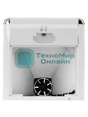 Вытяжка каминная Elikor Сатурн 50П-180-В1Л белый/золотистый, 50 см, 180 м³/ч, 48 дБ