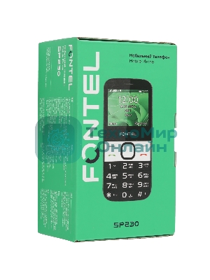 Мобильный телефон FONTEL SP230 черный