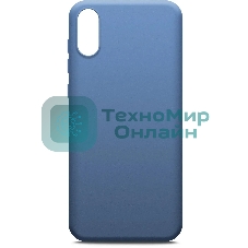 Чехол (клип-кейс) BoraSCO для Xiaomi Redmi 9A синий (39189)