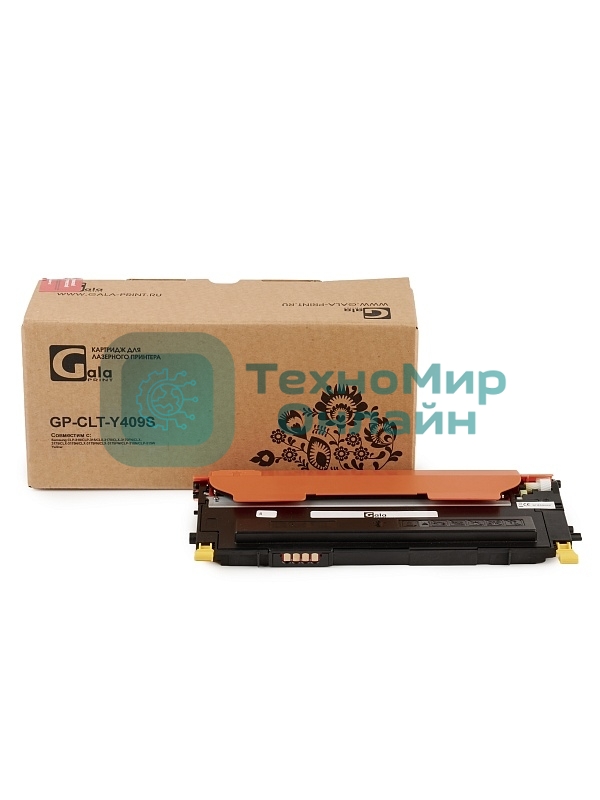 Картридж лазерный GalaPrint GP-CLT-Y409S желтый (1000 стр) для Samsung CLP-310/CLP-315/CLX-3170/CLX-3170FN/CLX-3175/CLX-3175N/CLX-3175FN/CLX-3175FW/CLP-310N/CLP-315W