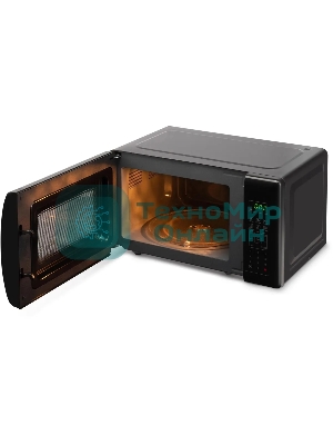 Микроволновая печь SunWind SUN-MW007 черный, 20 л, 700 Вт, переключатели - сенсор