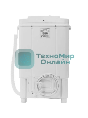 Стиральная машина Славда WS-30T/ЕТ белая, загрузка вертикальная 3кг, класс: C