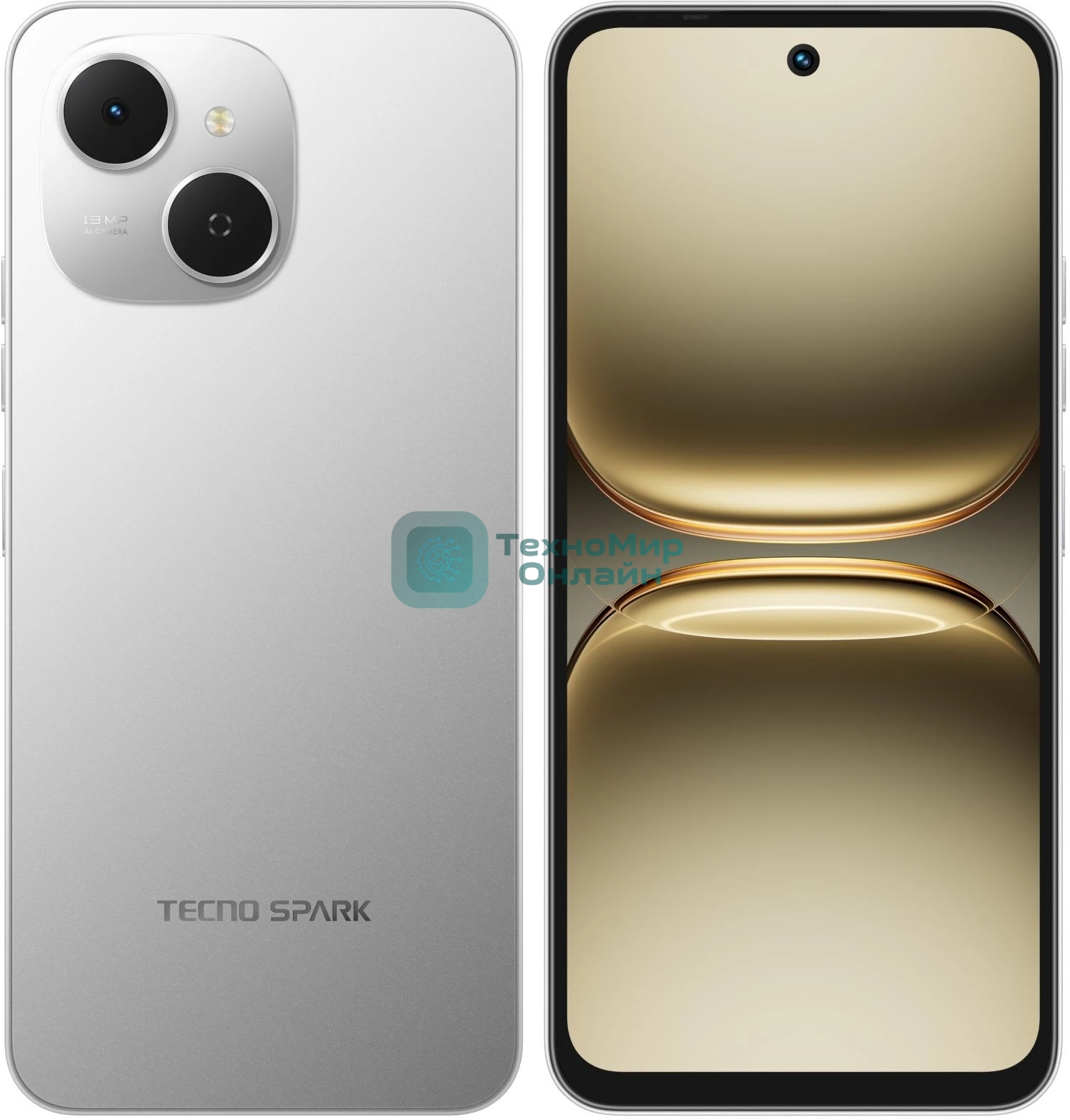 Смартфон Tecno Spark 40C 4/128Gb, серый