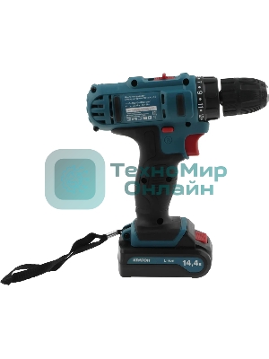 Дрель-шуруповерт Кратон CD-14,4-Li-1,5, 14,4 В, 1,5 Ач, 32 Нм, щеточный