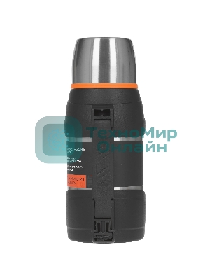 Термос Lara LR04-60 1,3 л, нержавеющая сталь, пищевой нейлон, пластмасса, силикон