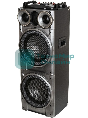 Минисистема SUPRA SMB-2150 черный 1200Вт FM USB BT SD (в комплекте: активн.+пассив.колонки)