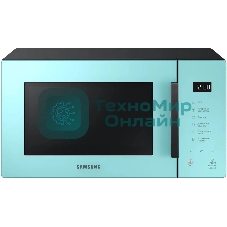 Микроволновая печь Samsung MS23T5018AN/BW голубой, 23 л, 800 Вт, переключатели - сенсор