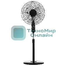 Вентилятор Ballu BFF-860R черный, напольный, 45 Вт, 3 скорости, 40 см