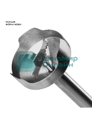 Блендер Galaxy Line GL 2138, черный, погружной, 1000 Вт, 17 000 об/мин, 8 скоростей + режим 