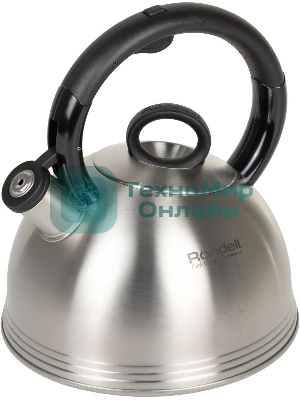 Чайник металлический Rondell 0237-RD-01, 2.4 л, стальной