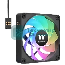 Вентилятор для корпуса Thermaltake CT120 EX Sync ARGB 120х120x25 черный 4-pin 28.5дБ (упак.:3шт) (CL-F181-PL12SW-A) Ret