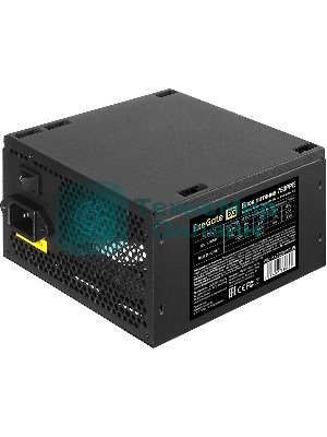 Блок питания ExeGate 750PPE, 750W, (ATX, APFC, SC, КПД 80% (80 PLUS), 12cm fan, 24pin, 2x(4+4)pin, 4xPCI-E, 6xSATA, 3xIDE, черный, кабель 220V 1,8м с защитой от выдергивания)