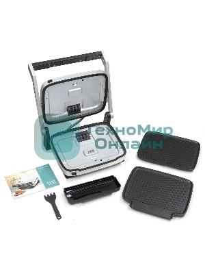 Гриль электрический Zigmund & Shtain ZEG-930 стальной/черный, 2000 Вт