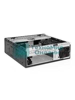 Компьютерный корпус Desktop ExeGate FL-102-TPS300 (mini-ITX, БП TPS300 с вент. 8см, 2*USB + 1*USB 3.0, аудио, черный)