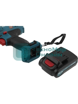 Дрель-шуруповерт Кратон CD-14,4-Li-1,5, 14,4 В, 1,5 Ач, 32 Нм, щеточный