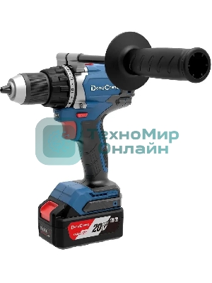 Дрель-шуруповерт DongCheng DCJZ06-13, 20 В, 5 Ач, 120 Нм, бесщеточный