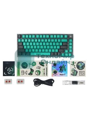 Клавиатура Raskat KM006 проводная, USB Type-A, чёрный/серый