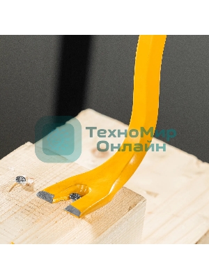 Лом-гвоздодер Denzel 450 мм, шестигранный 16 мм, окрашенный, сталь 65