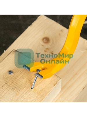 Лом-гвоздодер Denzel 900 мм, шестигранный 19 мм, окрашенный, сталь 65