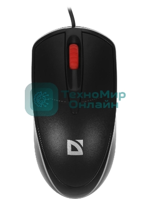 Мышь проводная Defender Icon MB-057 черный, 1000 dpi, USB, кнопки - 3