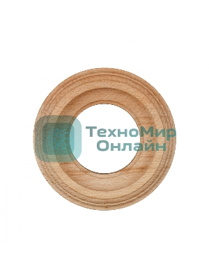 Рамка Bironi BF1-610-10 1 постовая, накладной монтаж, дерево, Натурэль