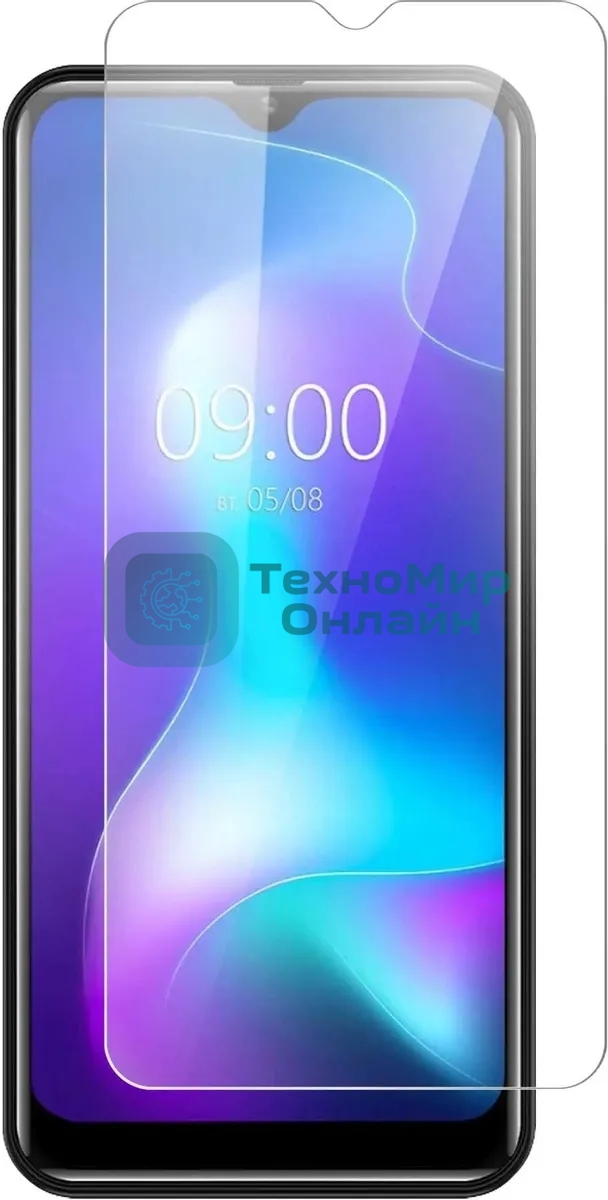 Защитное стекло для экрана BoraSCO Hybrid Glass для BQ Magic E гибридная