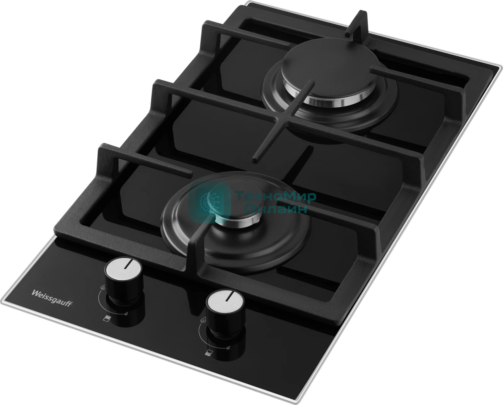 Газовая варочная панель Weissgauff HGG 320 BGL черный