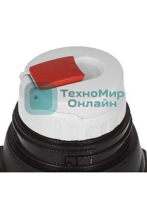 Термос Lara LR04-60 1,3 л, нержавеющая сталь, пищевой нейлон, пластмасса, силикон