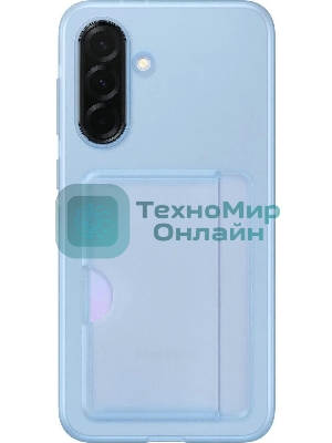 Чехол (клип-кейс) для Samsung Galaxy A36 Card Slot Case A36 голубой (EF-OA366TLEGRU)