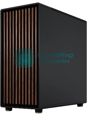 Компьютерный корпус без блока питания Case Fractal Design North XL, Full-Tower, 3x140мм, 2xUSB-A 3.0 + 1xUSB 3.2 Type-C E-ATX, ATX, mATX, mITX Wood panel Charcoal черный