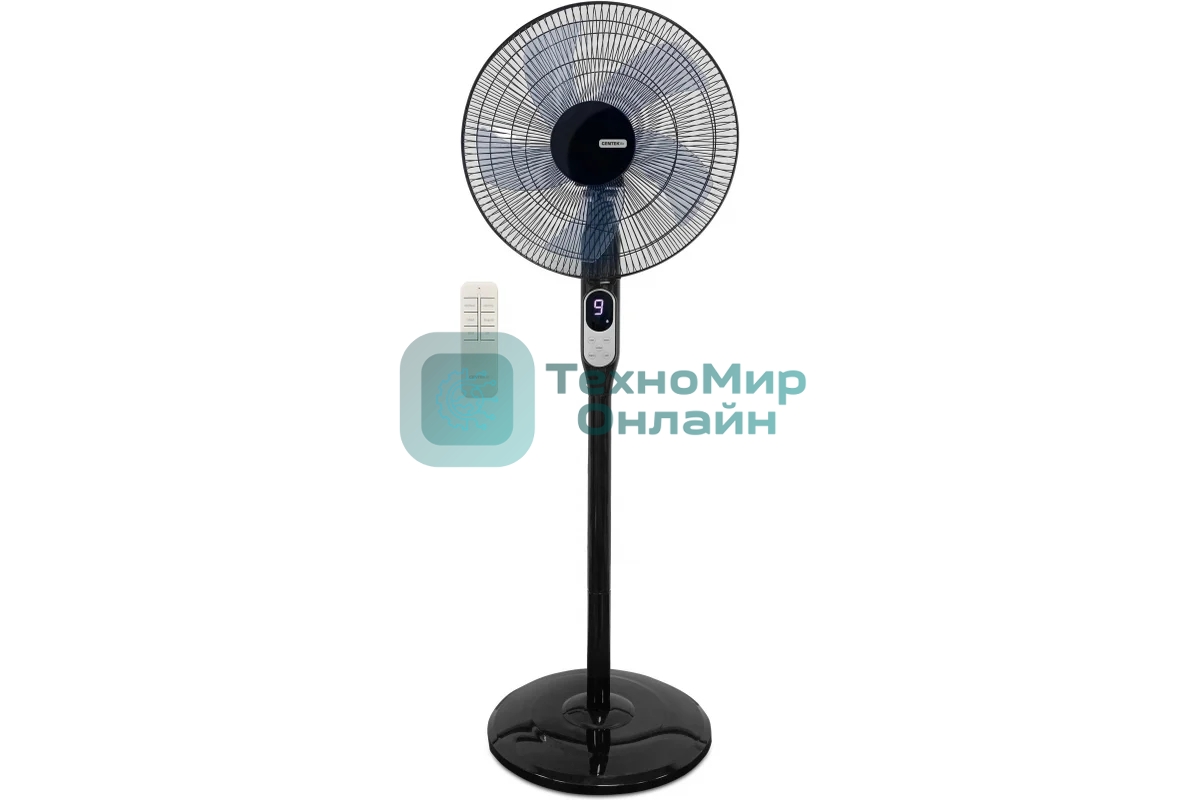 Вентилятор напольный Centek CT-5036 55Вт скоростей:3 ПДУ черный